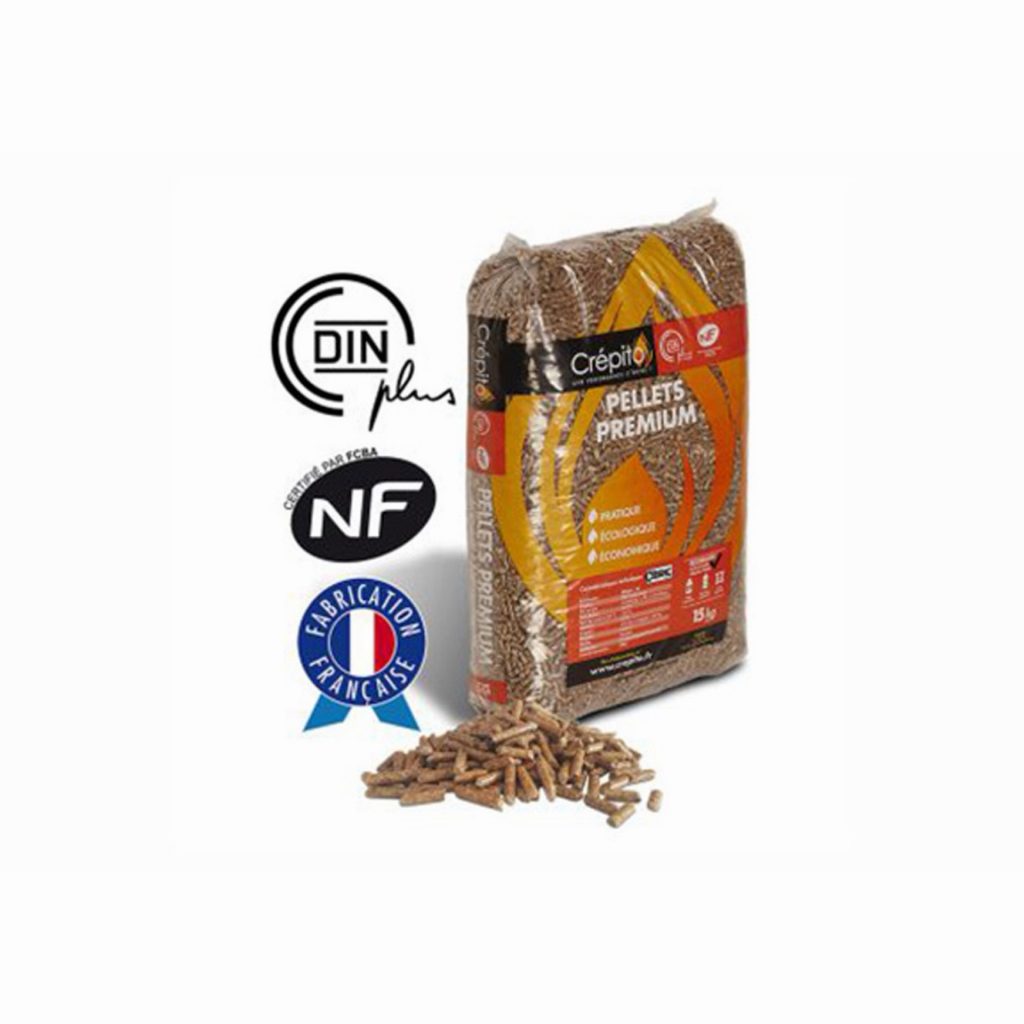 Vente de bois granulés premium 15kg à Rouen